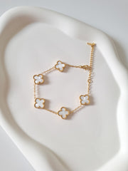 Pearl Clover Bracelet
